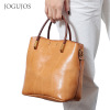 Capacious universal advanced bag, genuine leather, high-end