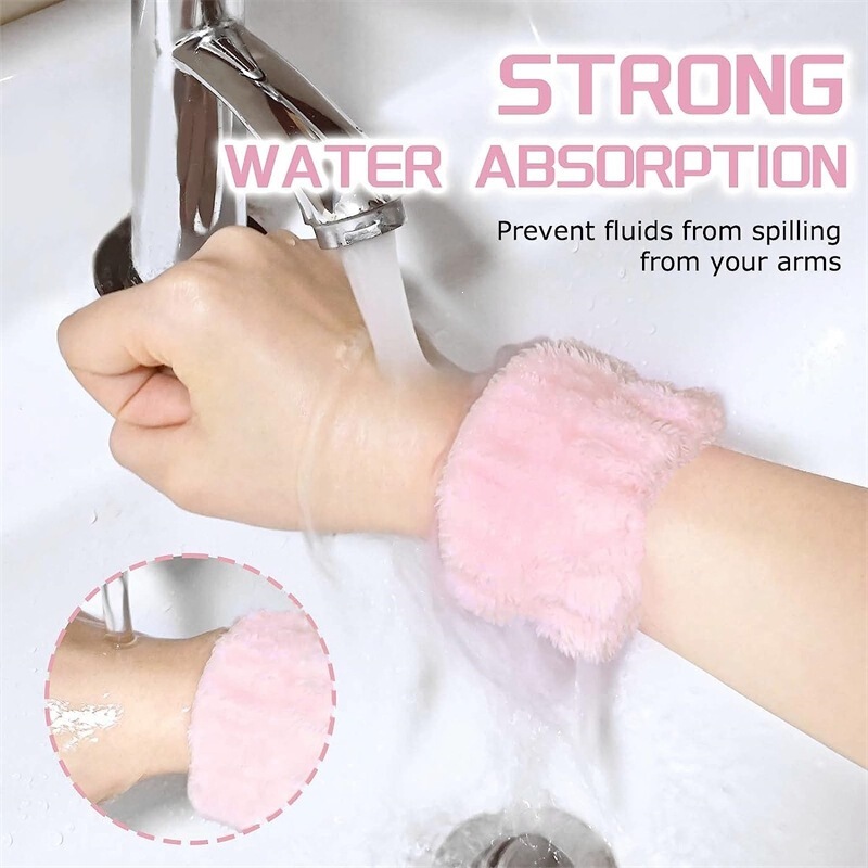 Special Absorbent Wristband for Washing Face and Bathing, Makeup Removal, Leak-Proof Wristband, Leopard Print, Simple Design, Amazon's Best-Selling Model Special Absorbent Wristband for Washing Face and Bathing, Makeup Removal, Leak-Proof Wristband, Leopard Print, Simple Design, Amazon's Best-Selling Model