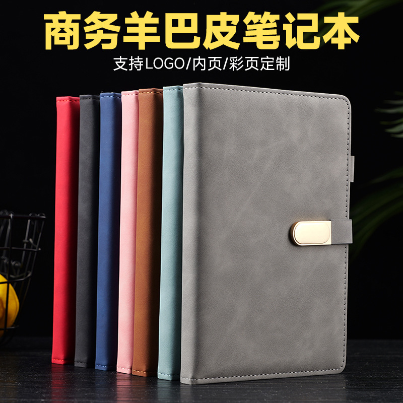 Cuaderno de absorción LOGO personalizado a5 libro grueso de alto valor de la piel de negocios cuaderno de mano escritorio al por mayor