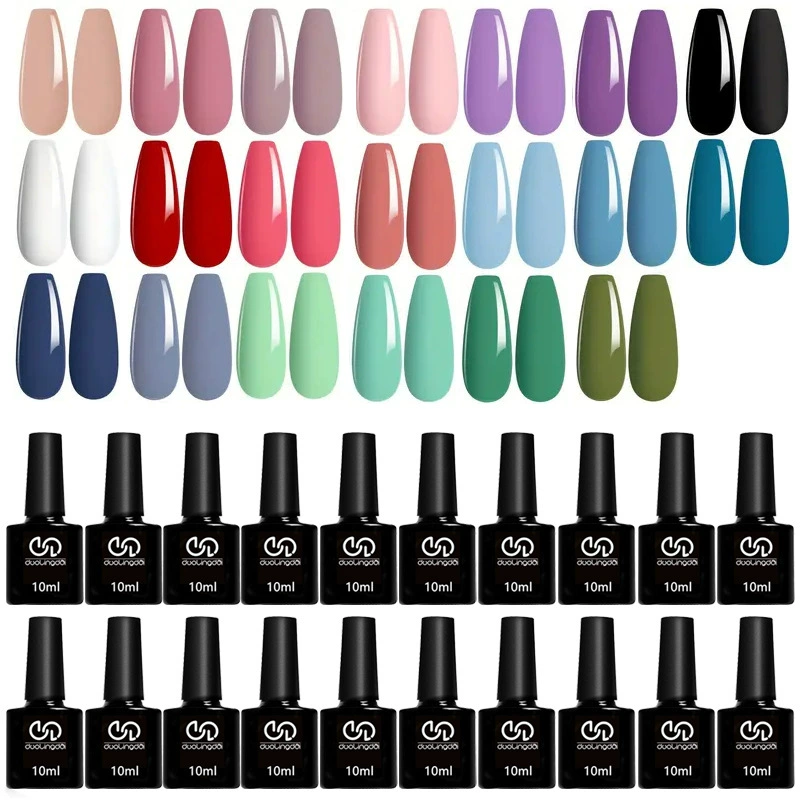 Do Lingdai двадцать цветов лак для ногтей, небольшая черная бутылка, коробка серии 09 3 ногтей, магазин ногтей, специальный производитель оптом