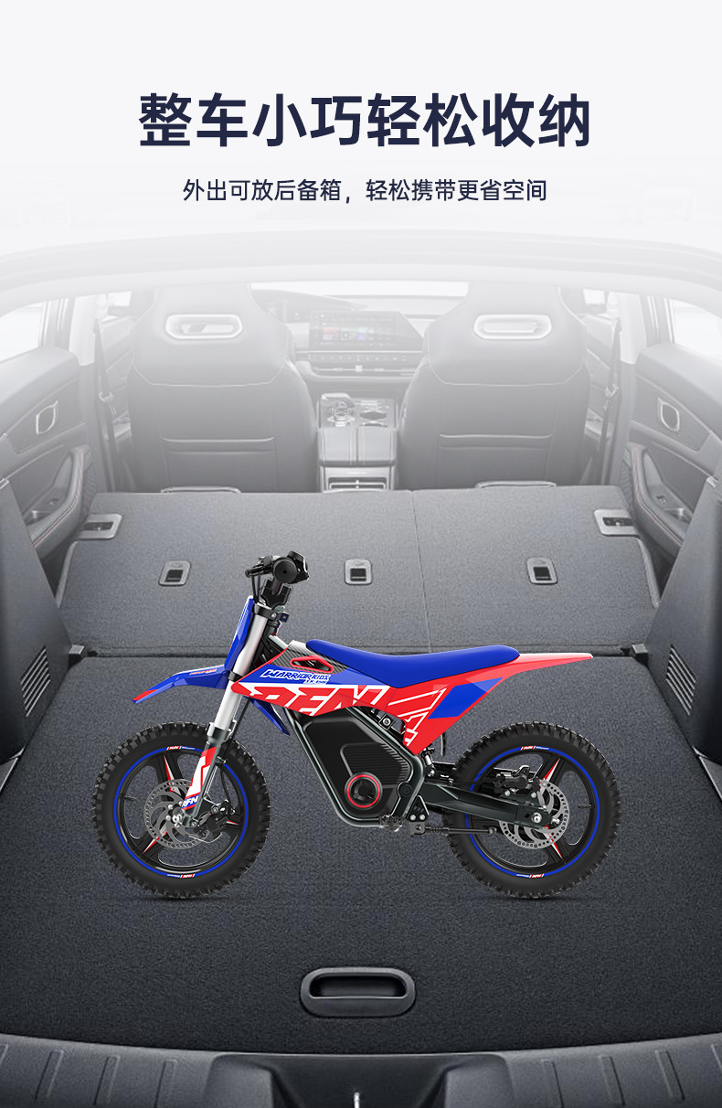 Apollo Warrior Two-Wheel Off-Road Electric Motorcycle RFN – An Electric Vehicle for Teenagers and Children, Perfect as a Birthday Gift for Parents and Kids