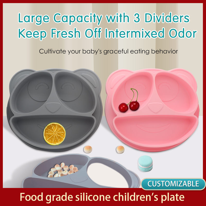 Placa de alimentación de la comida del divisor, placa del silicio para los niños