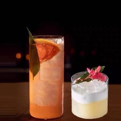 超薄水晶玻璃威士忌杯 柯林杯長飲杯直身水杯海波杯雞尾酒杯日式