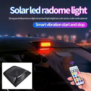 Günəş enerjili LED avtomobil işıqları, radar örtüyü lazer işıqları, pultla idarə olunan rəngli işıqlar