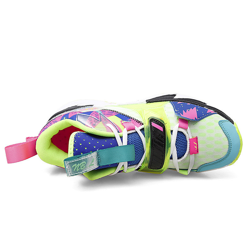 Zapatillas de Baloncesto de Caña Alta para Jóvenes con Suela de Caucho, Transpirable, para Deportes y Uso Casual