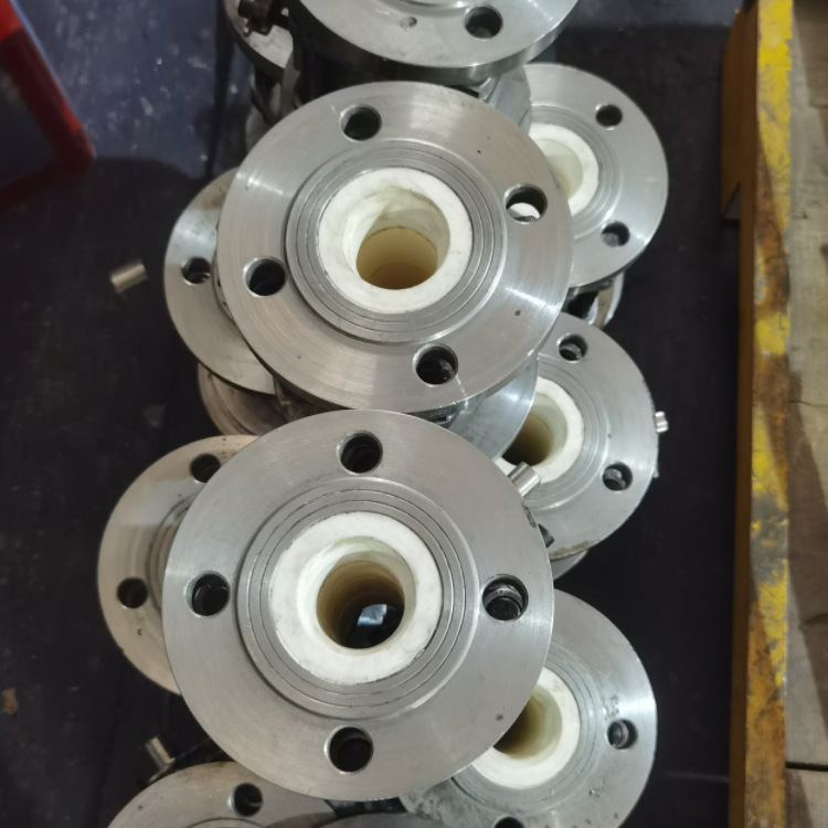 Q941TC 陶瓷球阀 耐高温 耐磨损 电动法兰球阀 衬陶瓷球阀