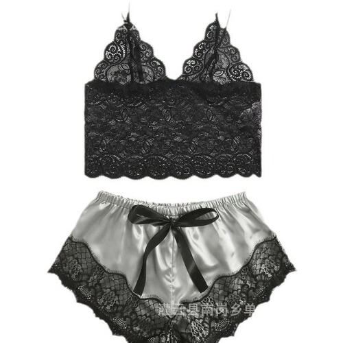 Dreamy Passionate Lingerie European and American Foreign Trade Amazon Pajamas Lace Pajamas Lingerie Sleepwear Sleep Gowns eBay