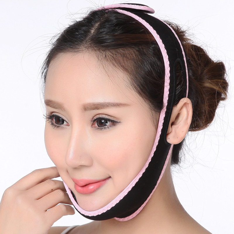 Manufacturer's direct sales face-lifting device V-face mask bandage small face shaping massage face rest V-face magic brand