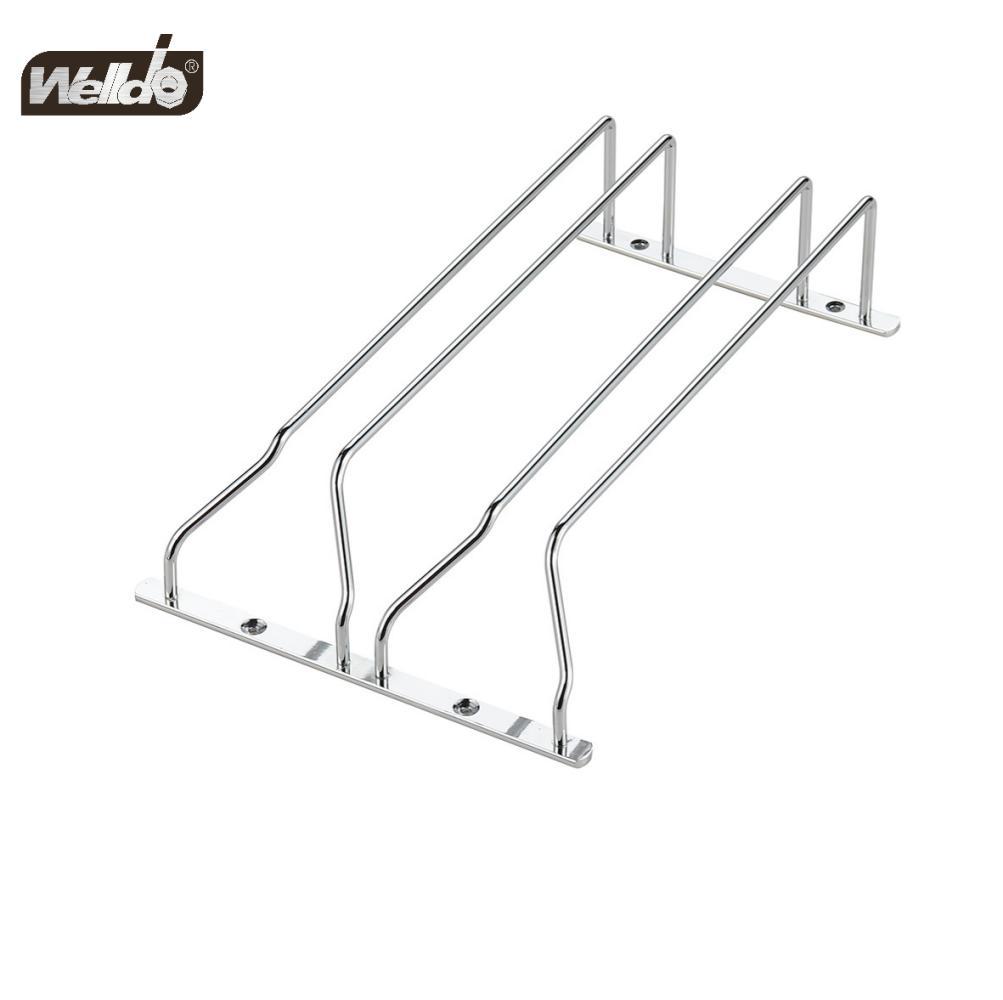 Welldo纬东 厨房悬挂式多排酒杯架吧台悬挂式多排酒杯架