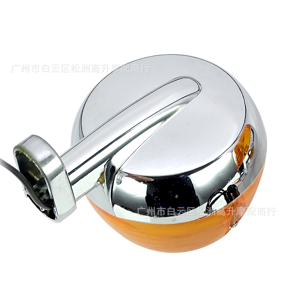 Cross-border e-commerce JH70 metal turn signal light, vintage motorcycle old model CG turn signal light, round turn signal light