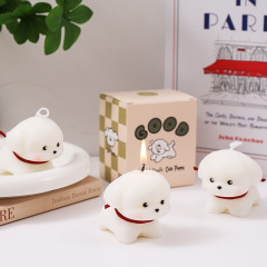 かわいい子犬の香りのキャンドル誕生日ギフト屋内寝室フレッシュライトフレグランスホームアロマセラピーニッチアロマセラピー