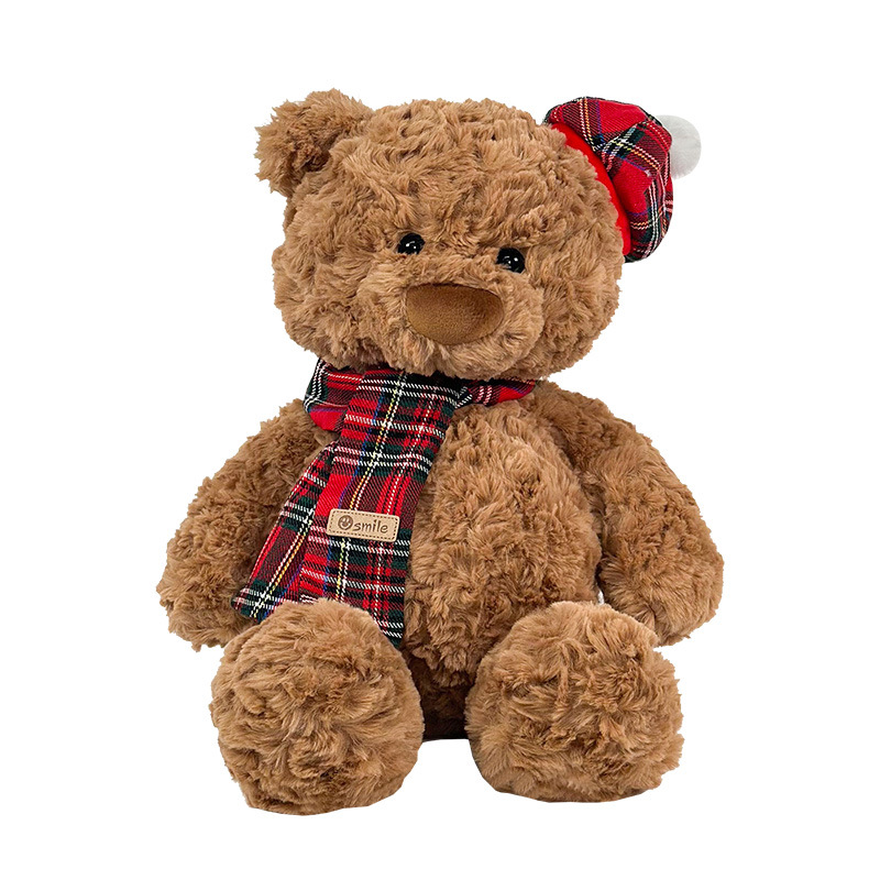 Nuevo pastel oso peluche de peluche cumpleaños vela almohada muñeca grande decoración niño oso de peluche muñeca al por mayor