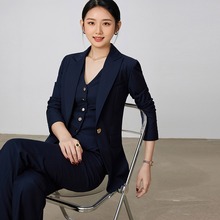 出口日本羊毛西装套装女 时尚洋气时髦气质高端职业通勤职业正装