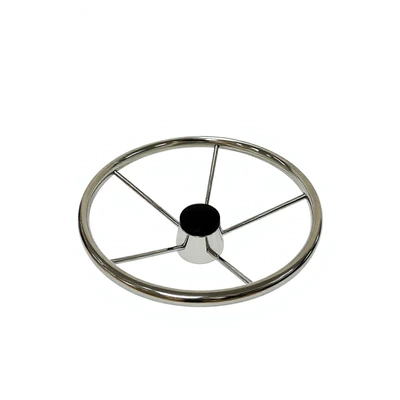 Five-spoke round tube stainless Sükan çarxları