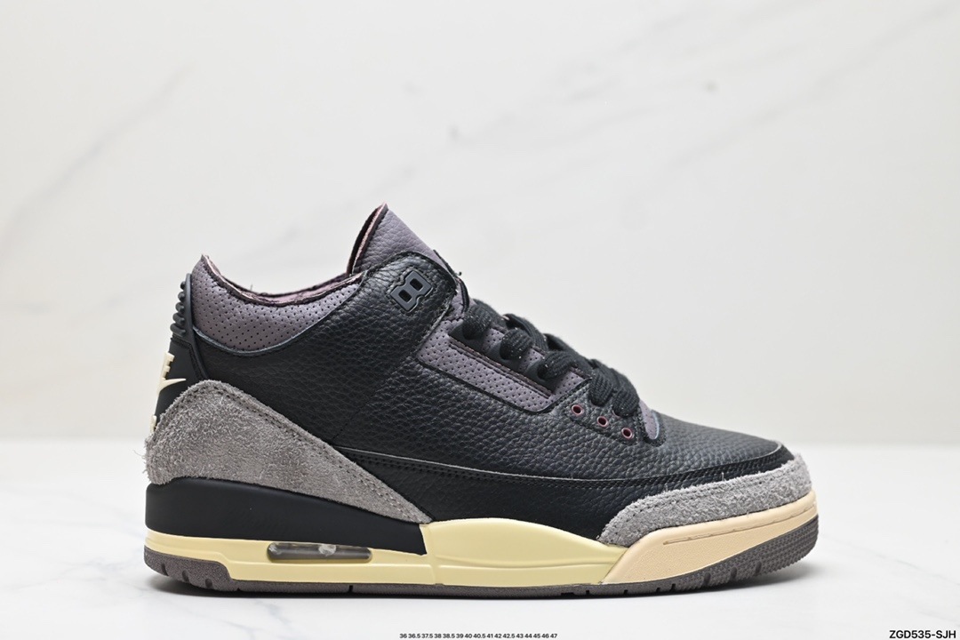 Puta Chunwon zapatos azules de combate directo Fujiwara Hao AJ3 zapatos de hombre magos casuales versátiles zapatos de moda de gato negro
