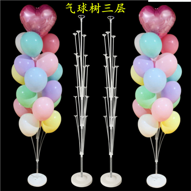 1,6 m 19 bola globo árbol 3-capa base flotante soporte lugar diseño boda apertura cumpleaños fiesta Decoración
