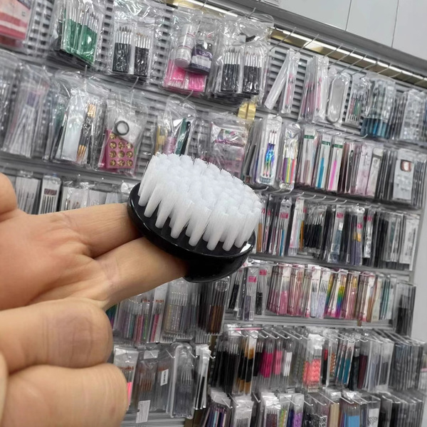 Hygienic white tools set for manicure