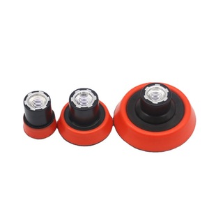 1.2 inch 2 inch 3 inch soft edge high speed PU polishing disc self-adhesive tray car details polishing red suction cup set
