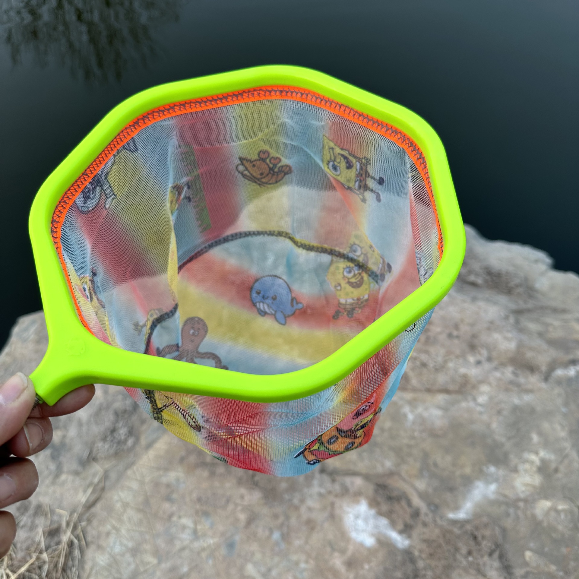 Copiar la red de pesca de los niños Copiar la red de pesca de pescado fuerte super duro bolsillo de pesca de pescado de niños pequeños peces al aire libre camarones captura mariposas