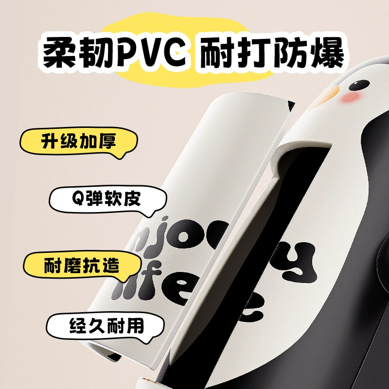 Круглая надувная кукла-робот, мультяшная игрушка PVC, пингвин