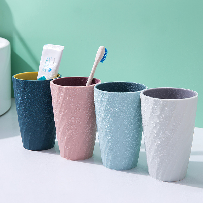 高颜值漱口杯大容量家用卫生间浴室寝室加厚刷牙牙刷杯加厚洗漱杯