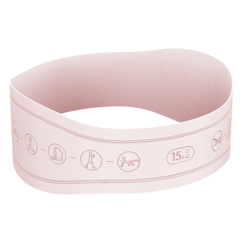 Silicone hip-lifting ring yoga elastic tension resistance band fitness female elastic ring stretch back-pulling hip-lifting artifact