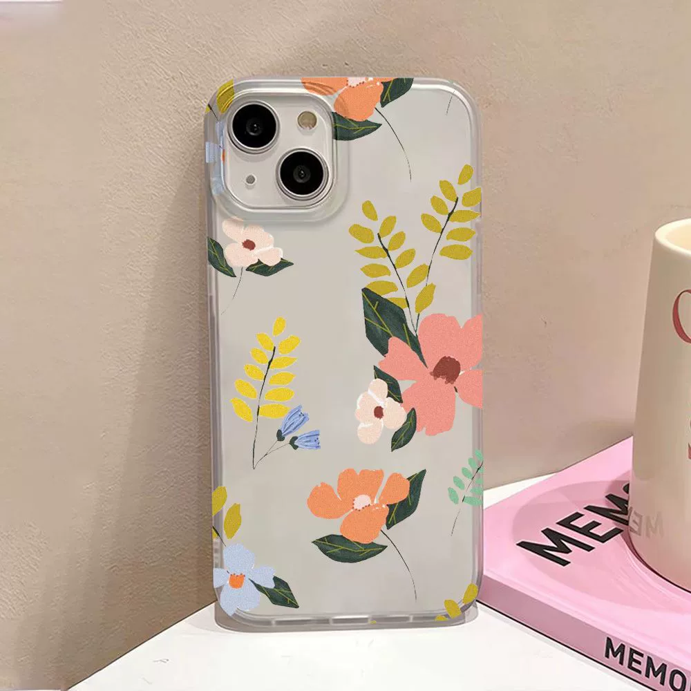 Apple, совместимый чехол для телефона, матовый iPhone 12/11, цветочный рисунок, iphone, 16promax