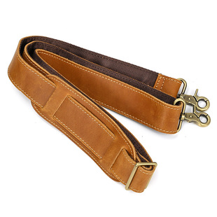 Crazy Horse Leather Retro Shoulder Shoulder Strap Adjustable Shoulder Bag Strap Adjustable Crossbody Bag Accessories