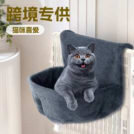 跨境暖气片猫挂床吊床圆形宠物窝铁架猫床睡袋猫用品厂家现货