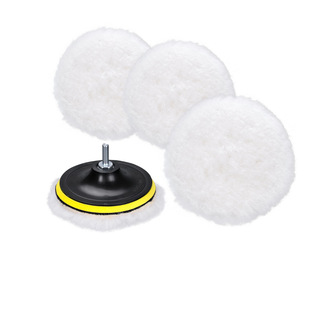 Factory Direct Sales Wool Polishing Pad Self-Adhesive Wool Sponge Disc for Car Surface Beauty Cleaning Polishing and Waxing