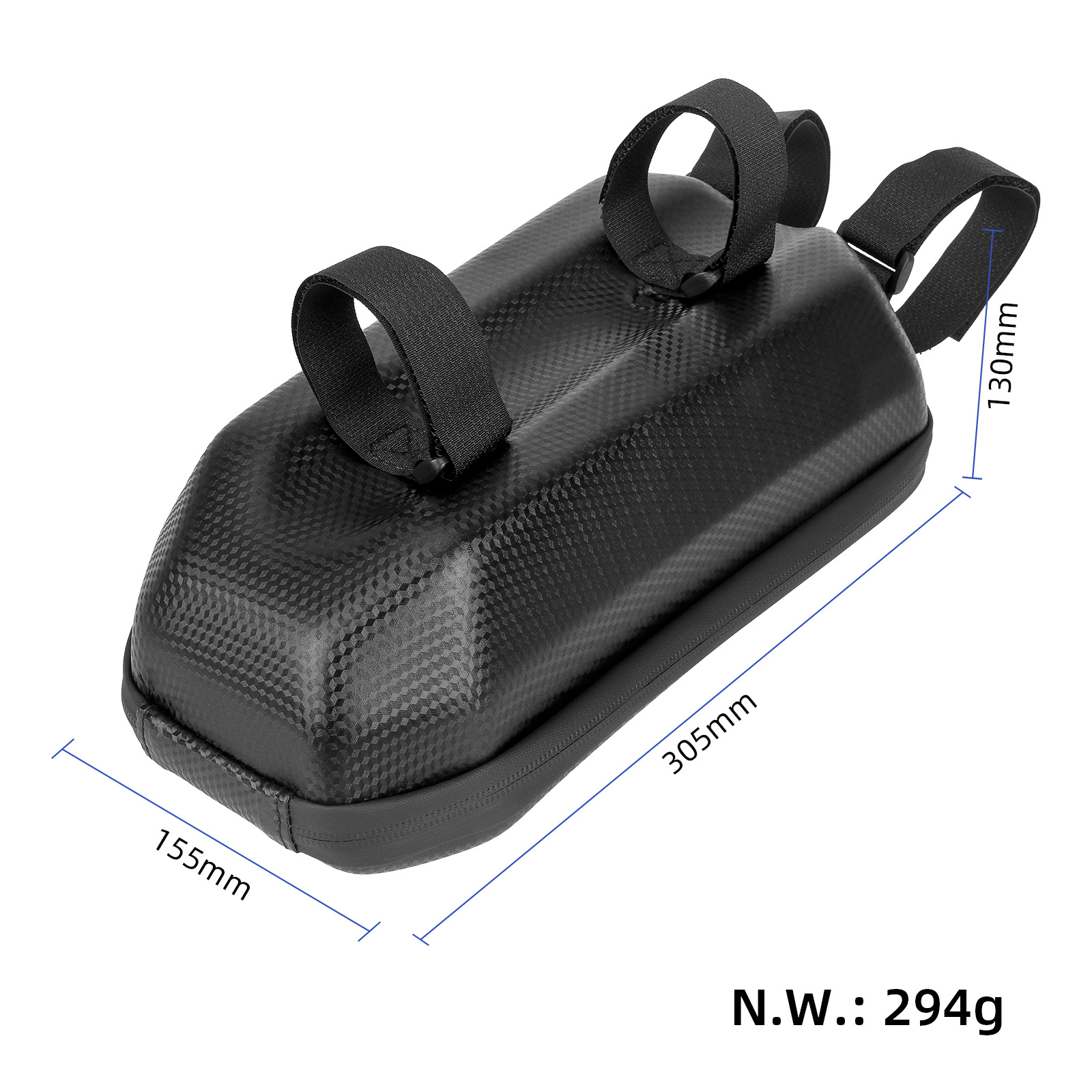 4L black waterproof hard shell