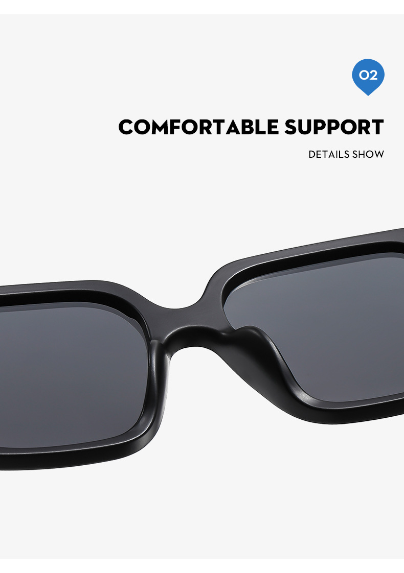 2024 New Yangshulin Square Frame Letter Women's High end Fashion Sunglasses_voghion.com