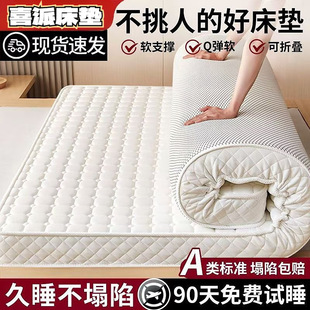 Sponge Mattress Class A Q Elastic Soft Support Knitted Cotton Latex Memory Sponge Mattress Home Natural Latex Mattress