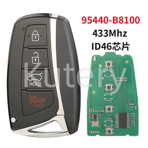 Hyundai Santa Fe 4 düyməli pult açar 433 tezlik Id46 çip 95440-B8100 üçün