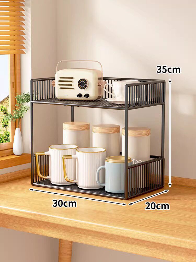 Estante Organizador de Escritorio Multicapa para Escritorio y Cocina