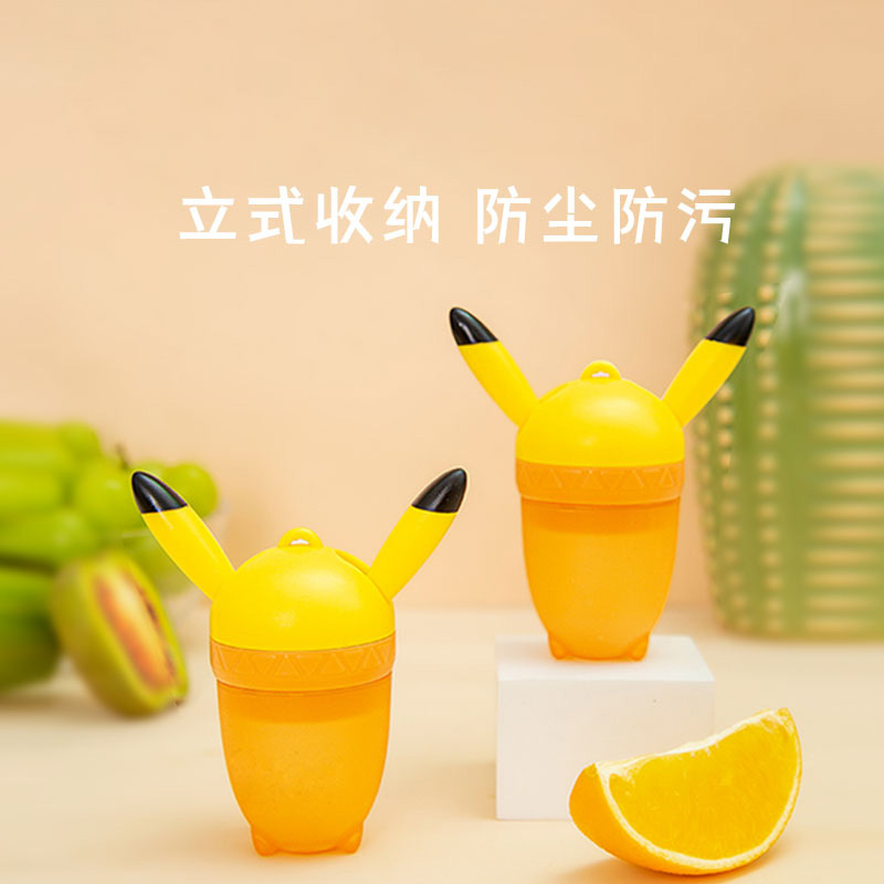 ‌ Fruit and Vegetable Teething Toy Pacifier with Pikachu Design for Babies, Suitable for Chewing and Soothing