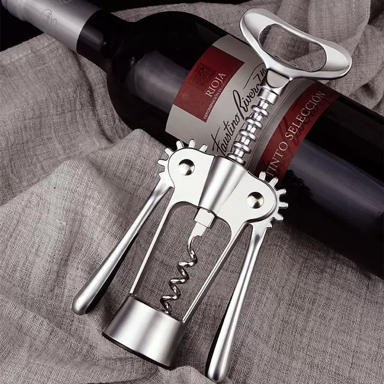创意厚重锌合金红酒开瓶器葡萄酒起瓶器钻啤酒起子开罐家用酒器