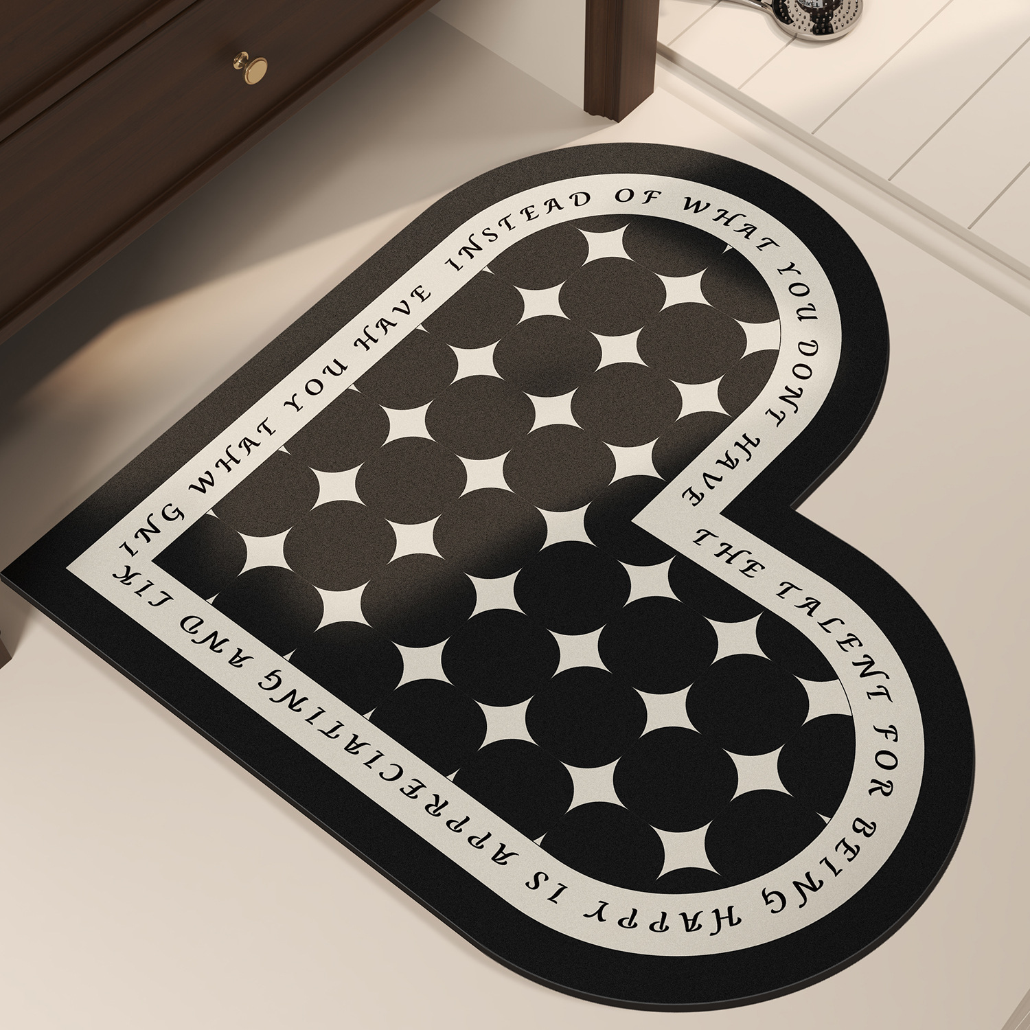Baño americano absorción alfombra de suelo inodoro almohadilla de barro de diatomeas puerta de entrada alfombra de secado rápido alfombra antideslizante inodoro