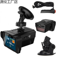 新款行车记录仪车载电子狗高清英俄文前后双录时监控