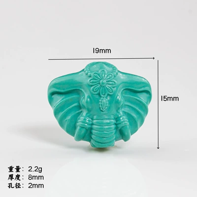 Bodhisattva Dragon King Barrel – Zərgərlik ara hissələri - elephant-god-1-piece