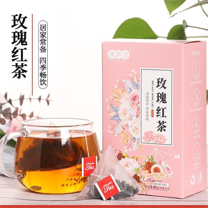 Rose Black Tea Peach Oolong Tea Health Scented Tea Triangle Tea Bag Shengzhou Source Factory Processing Wholesale Delivery