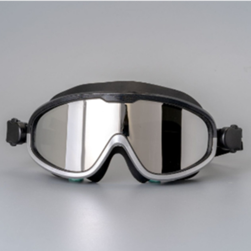 Electroplated for adults, anti fog and waterproof, large frame, high-definition new myopia swimming goggles_voghion.com