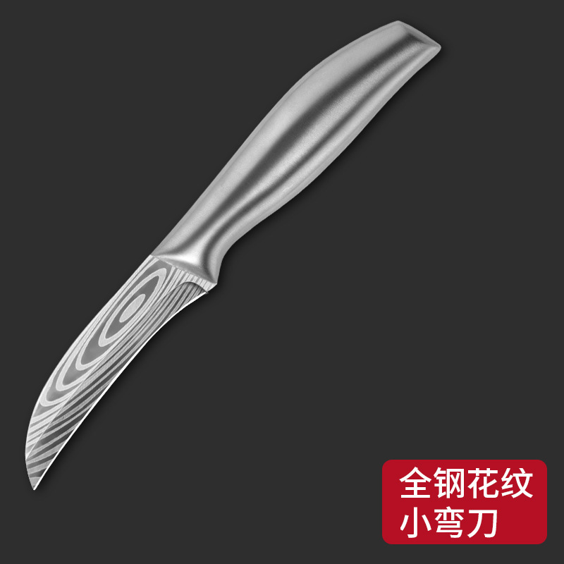 Cuchillo de cortar jaca cuchillo de forja cuchillo afilado banana fruta tienda cuchillo de fruta doméstico comercial acero inoxidable