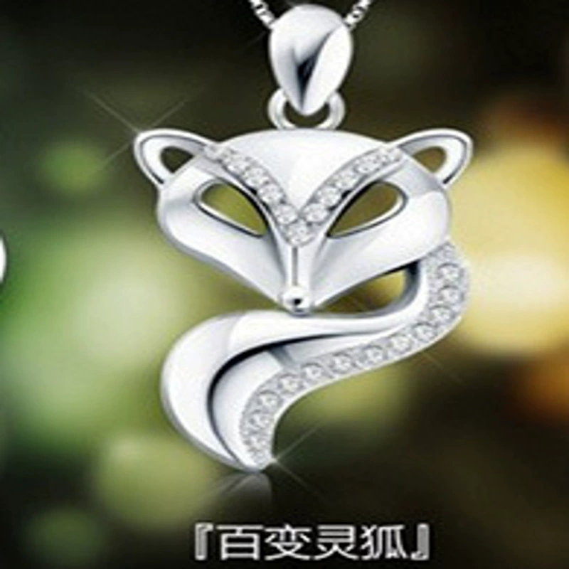 Подвеска Gujin Platinum, образец серебро 925 – Цвета: Yuehua Fox Fairy 501104, Baichang Ling Fox 501102