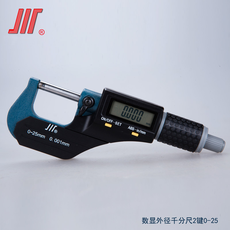 成量数显外径千分尺0-25 25-50 50-75 2键螺旋测微头0.001成都