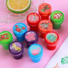 供应卡通玩具印章 玩具印章海洋动物图案印章 印章图案定做