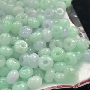 Burmese Jadeite Wholesale 8mm Donut Jade Beads Jewelry DIY Handmade Jewelry Wholesale