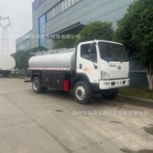 国五解放4驱底盘做10立方油罐车厂家报价  180马力发动机大轮胎