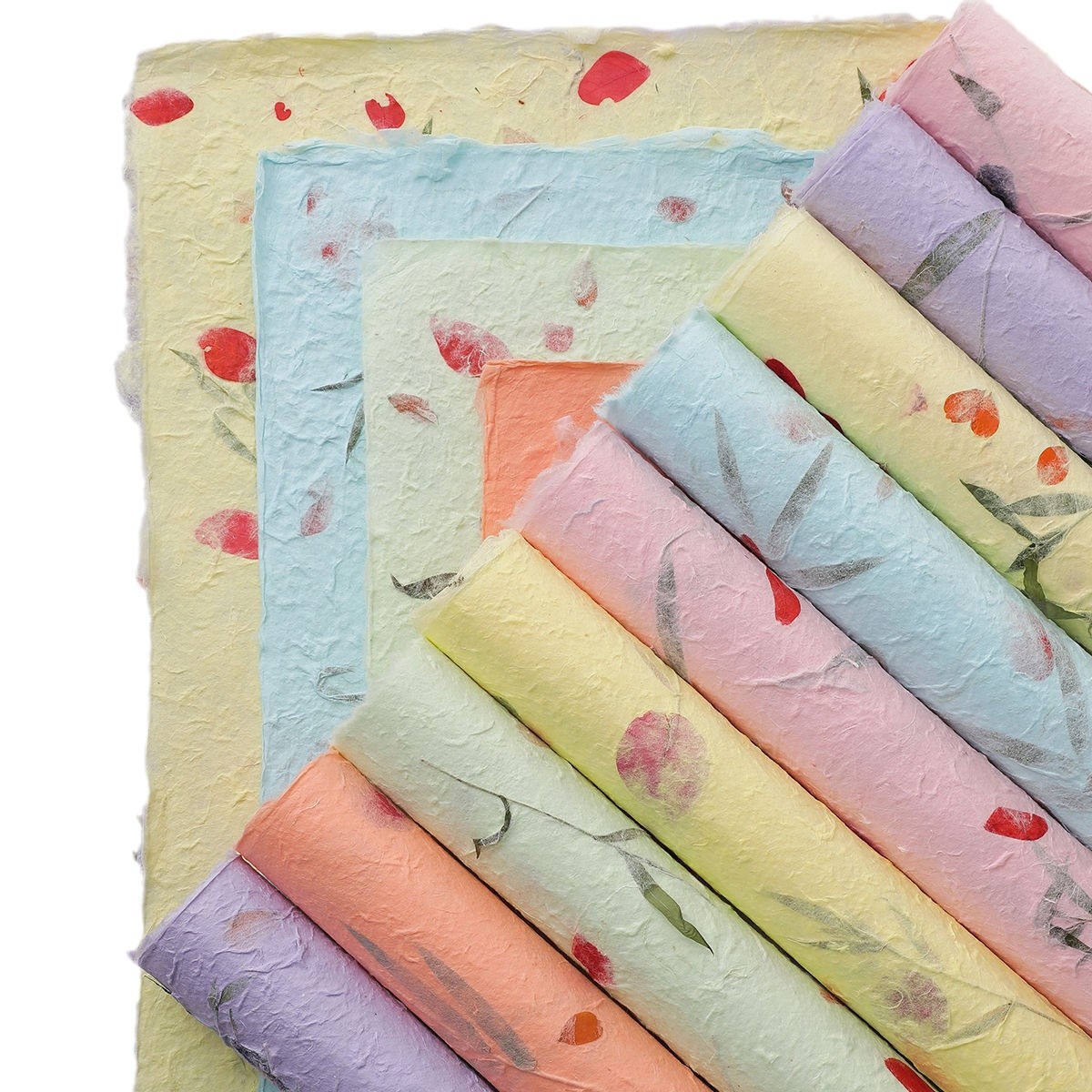 Nuevos pétalos de plantas de papel de hierba hechos a mano materiales de embalaje de flores de vello de alta calidad ramo de flores materiales de embalaje de flores al por mayor