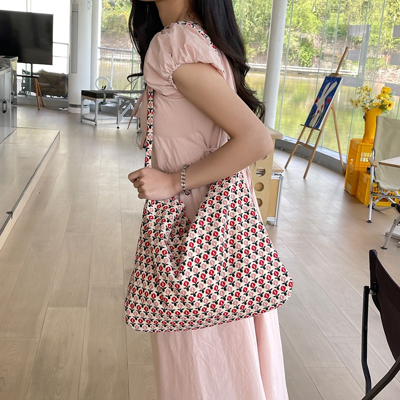 Women's Classic Style Streetwear Printing Flower Leopard Corduroy Shopping Bags display picture 5